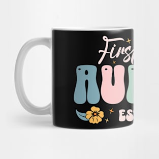 First Time Auntie Est 2024 Mug